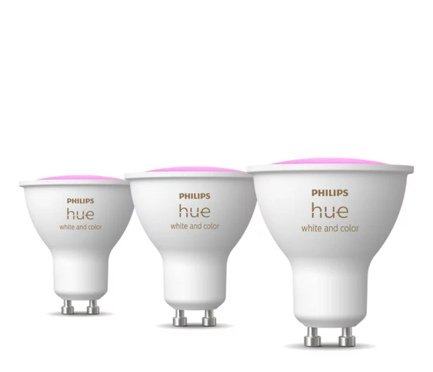 Philips Hue Hue White and color ambiance Inteligentny reflektor GU10 (3s 8720169229877 - 1271534 - zdjęcie